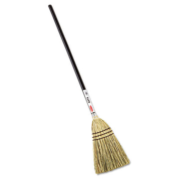 Rubbermaid® Commercial Corn-fill Broom, Corn Fiber Bristles, 38" Overall Length, Brown freeshipping - TVN Wholesale